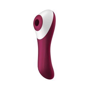 Satisfyer - Dual Crush Air Pulse Vibrator Lufttrycksvibrator - Röd