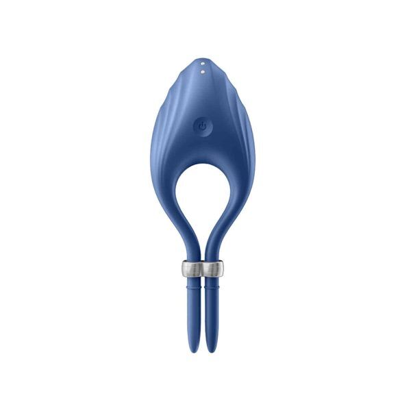 Satisfyer - Duellanten Penisring med Vibrator - Blå