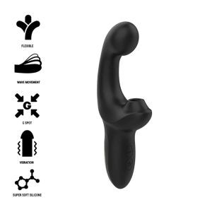 Fingrande & Pulserande Vibrator - Svart