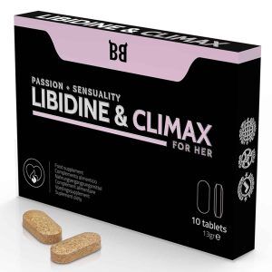 Libidine & Climax - Ökar sexlusten + Intensivare orgasmer - Kosttillskott för kvinnor - 10 tabletter