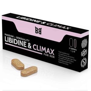 Libidine & Climax - Ökar sexlusten + Intensivare orgasmer - Kosttillskott för kvinnor - 4 tabletter