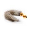 Fox Tail Buttplug Gold 5