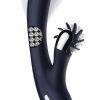 Royalspace Vibe With Rotating Tongues & Internal Beads Vibrator med slickhjul