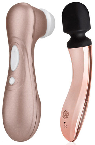 Satisfyer Pro 2 + Rosy Gold Nouveau Curve Paketerbjudande