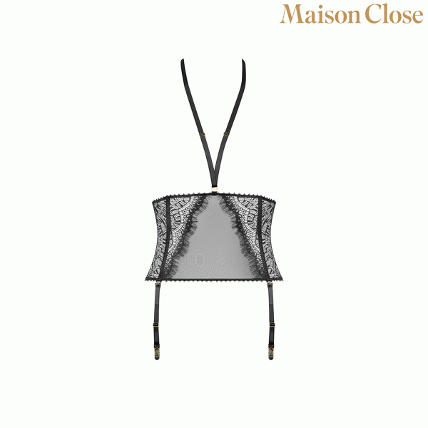 Accroche Coeur Waist Cincher With Suspenders-L/XL