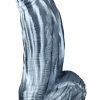 Silicone Dildo Fat Dick Black-White 25cm Monster dildo