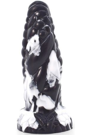 Dildo Pythor Black-White 23 cm Dragon dildo