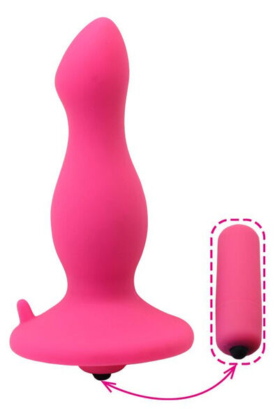 TOYZ4LOVERS Anal Bullet Pink Analplugg med vibrator