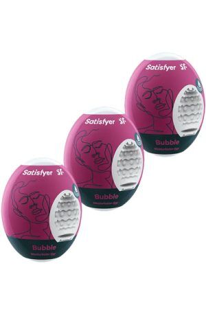 Satisfyer Masturbator Egg Bubble 3-pcs Onaniägg