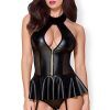 Obsessive 859-COR-1 Corset & Thong L/XL