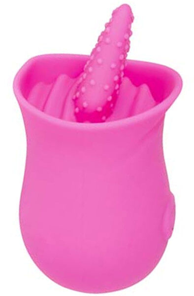 Tongue Licker With 10 Licking Modes Pink Vibrator