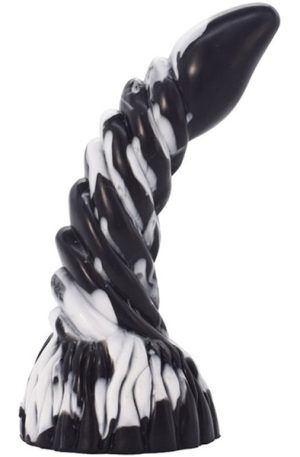 Arkan Dildo Black-White 20 cm Dragon dildo