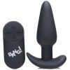 bang vibrating silicone butt plug
