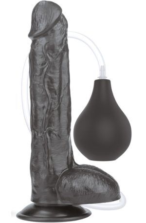 Lovetoy Squirt Extreme Dildo Black 25,5cm Sprutande dildo