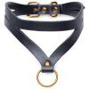 bondage halsband med o ring
