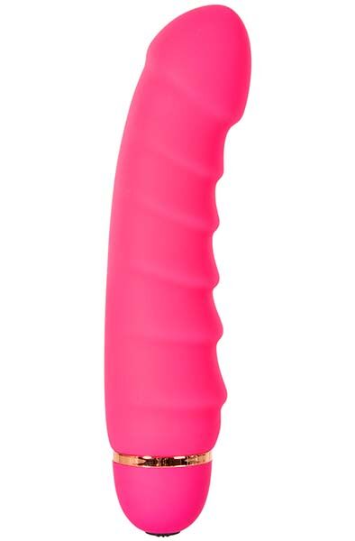 Pink Amazing Ribbed Vibrator Vibrator