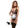 Waitress Costume - Servitrisdräkt - Large / Black