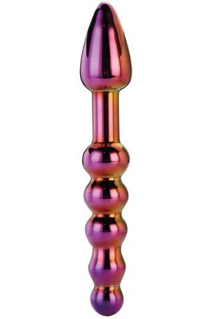 Dream Toys Glamour Glass Ridged Anal Dildo Glasdildo