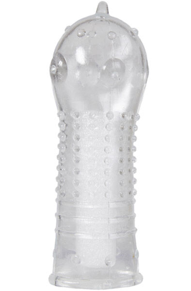 Penis Sleeve With Stimulating Texture Dots & Ribs