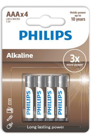 Philips Power AAA 4-pack Batterier AAA