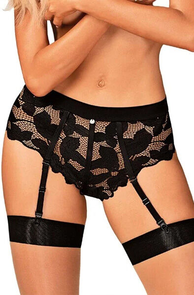 Obsessive Editya Garter Panties XS/S Trosa