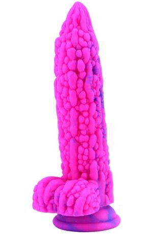 Dildo Kukur Pink-Blue 20 cm Dragon dildo