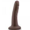 dr. skin dildo with suction cup 14cm chocolate