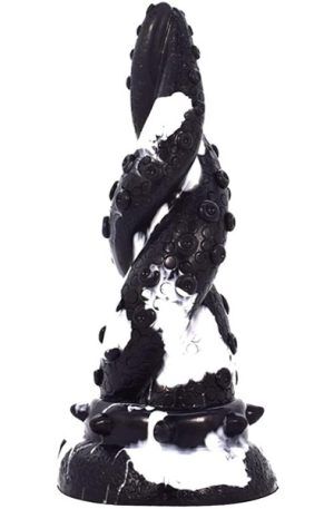 Lamia Dildo Black/White 19,5 cm Monster dildo