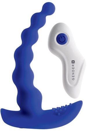 Evolved Gender X Beaded Pleasure Analkulor med vibration