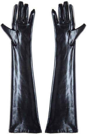 Wet Look Gloves One Size Wetlook handskar