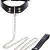 elegant collar chain leash