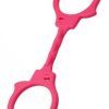 TOYZ4LOVERS Pink Silicone Handcuffs Silikon handbojor