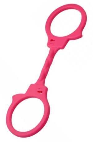 TOYZ4LOVERS Pink Silicone Handcuffs Silikon handbojor