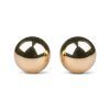 Gold Ben Wa Balls - 22mm - Guldfärgade Knipkulor