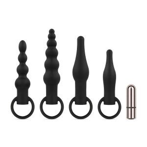 Anal Plug Set With Bullet Vibrator