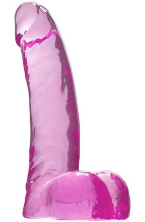 Crystal Pleasures Pink 15 cm Liten dildo