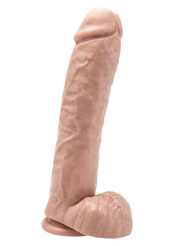COCK 11 INCH W/ BALLS FLESH