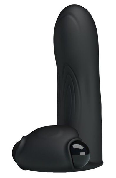 Pretty Love Adonis Finger Sleeve Vibrator Black Fingervibrator