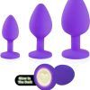 Heart Light Silicone Anal Training Kit Analpluggar paket
