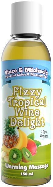 Fizzy Tropical Wine Delight Warming Massage 150ml