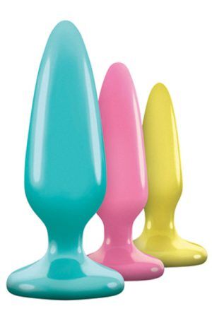 NS Novelties Firefly Anal Trainer Kit Multicolor Analpluggar paket
