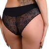 Floral Lace Hiphugger Black XL/XXL Spetstrosa