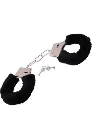 TOYZ4LOVERS Furry Handcuffs Black Handbojor med fluff