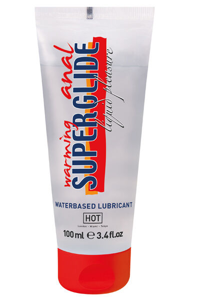 HOT Anal Superglide Warming 100ml Analglidmedel