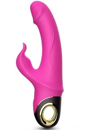 Meteror Vibrator Rabbit Rotator Dildo 22,5 cm Rabbitdildos