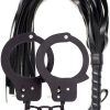 Cuffs, Rope & Whip Black Paketerbjudande