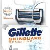 gillette rakblad skinguard sensitive 4 pack