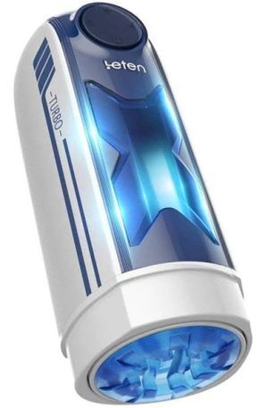 X-Speed Telescopic & Auto Heating Masturbator Masturbator med motor