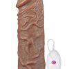 Realistic Chubby Vibrating Dildo 26,5cm Dildo med vibrator