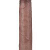 Real Softee Vibrating Dildo Brown 22,5 cm Vibrerande dildos